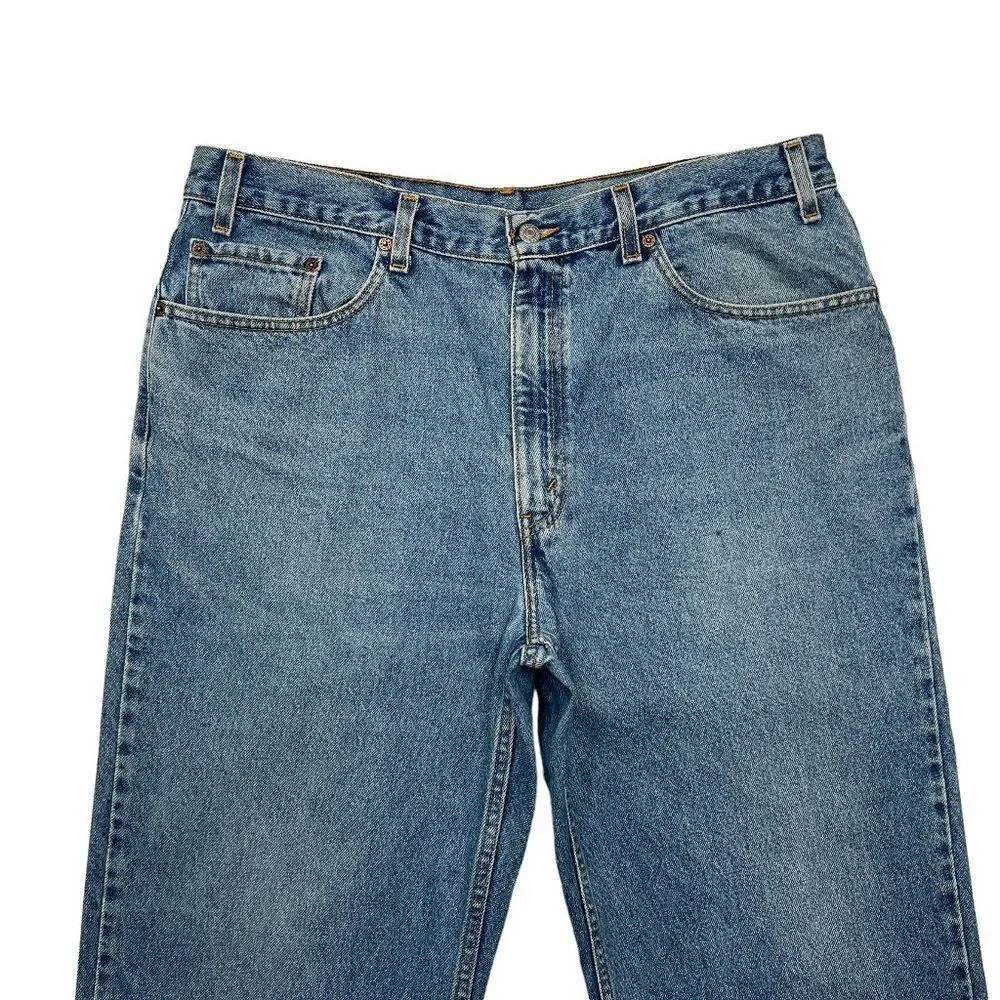 Levi’s Jeans Vintage 2001 Men’s‎ 38x30 Relaxed Fit Straight Leg Blue Heavy Denim
